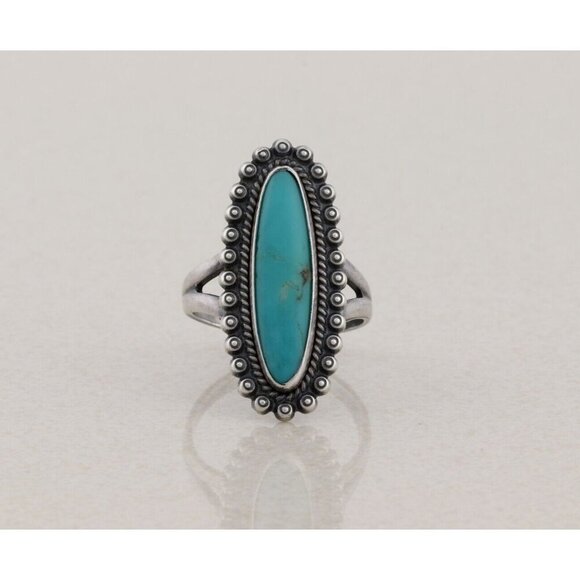Unbranded Jewelry - Sterling Silver Natural Turquoise Ring Size 8 1/2